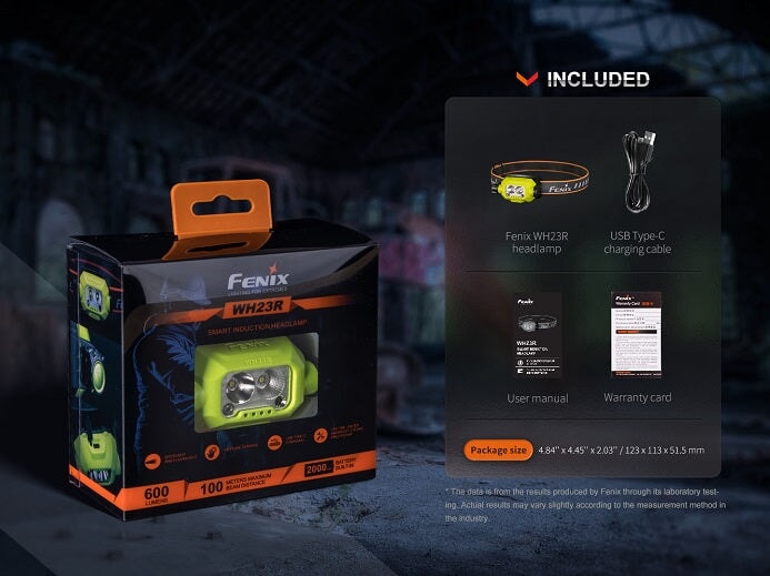 Fenix WH23R Smart Induction Headlamp