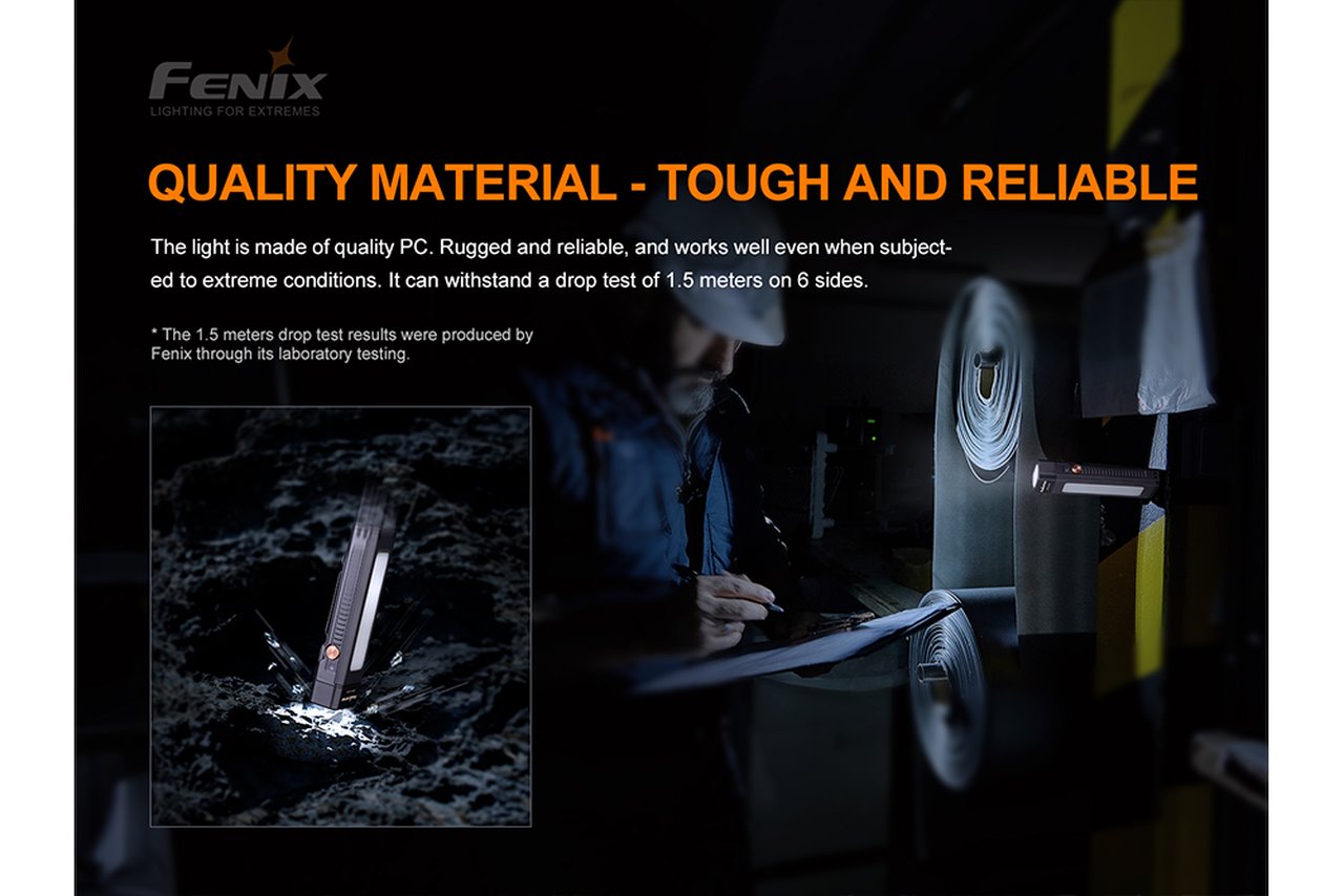 Fenix WT16R 300 Lumens Rechargeable LED Work Flashlight