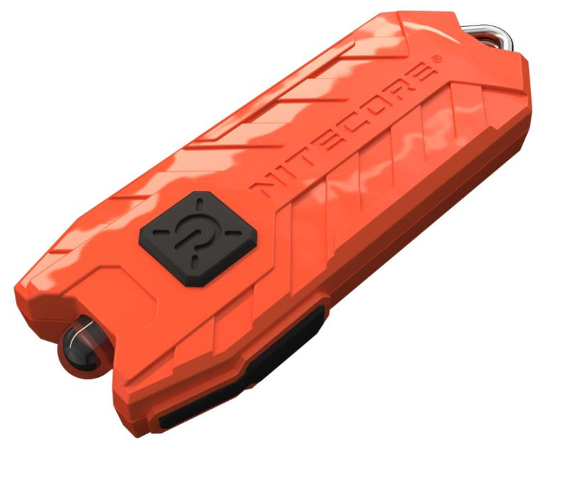 Nitecore Tube 45 Lumens USB Rechargeable LED Keylight - Choice of Colors Keychain Rechargeable LED Flashlight Nitecore Jacinth (Dark Orange) 