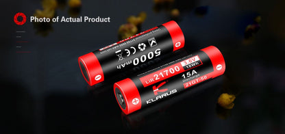 Klarus 21GT-50 21700 5000 mAh Rechargeable Battery