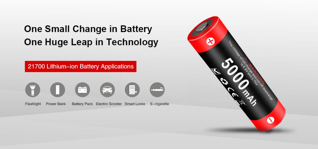 Klarus 21GT-50 21700 5000 mAh Rechargeable Battery