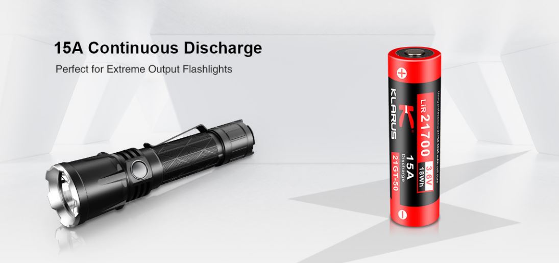 Klarus 21GT-50 21700 5000 mAh Rechargeable Battery