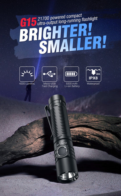 Klarus G15 Compact Flashlight