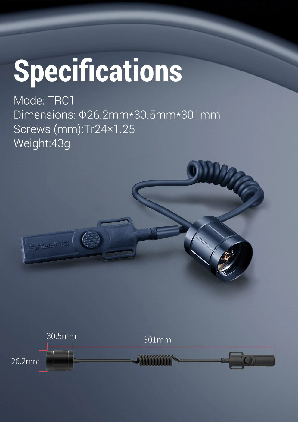 Klarus TRC1 Remote Switch