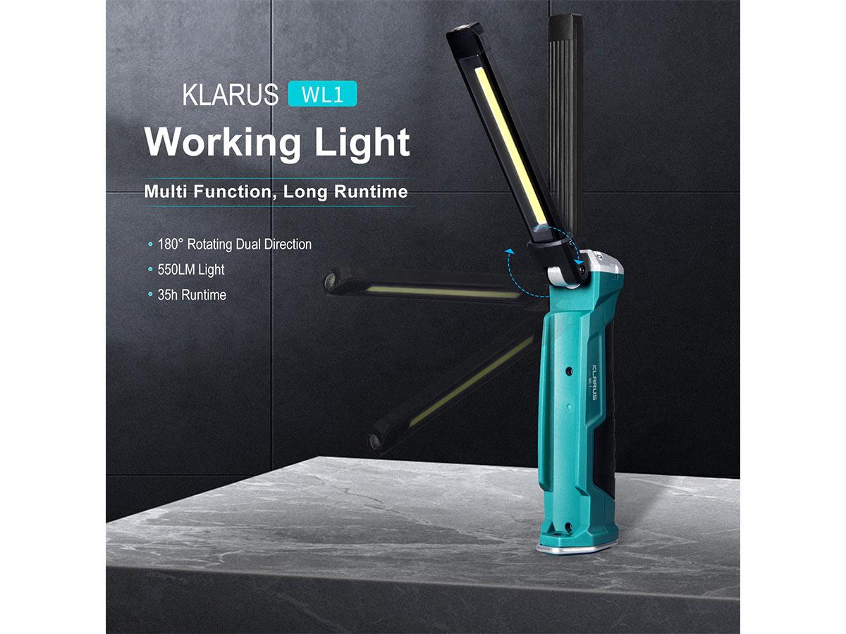 Klarus WL1 550 Lumens LED Work Light
