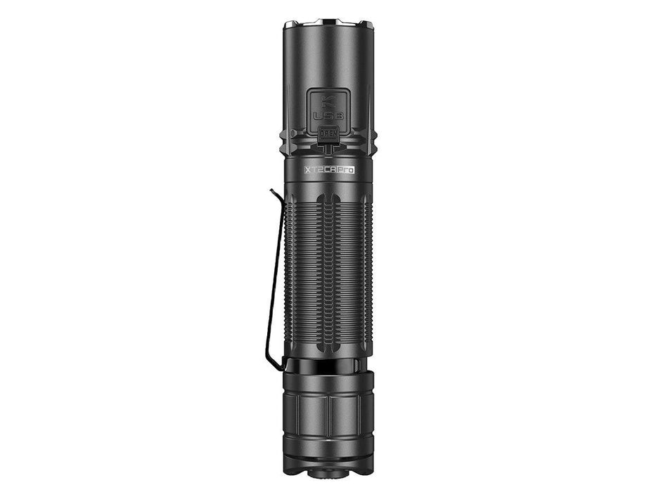 Klarus XT2CR Pro 2100 Lumens USB-C Rechargeable Tactical LED Flashlight 