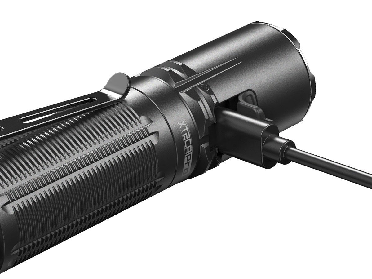 Klarus XT2CR Pro 2100 Lumens USB-C Rechargeable Tactical LED Flashlight