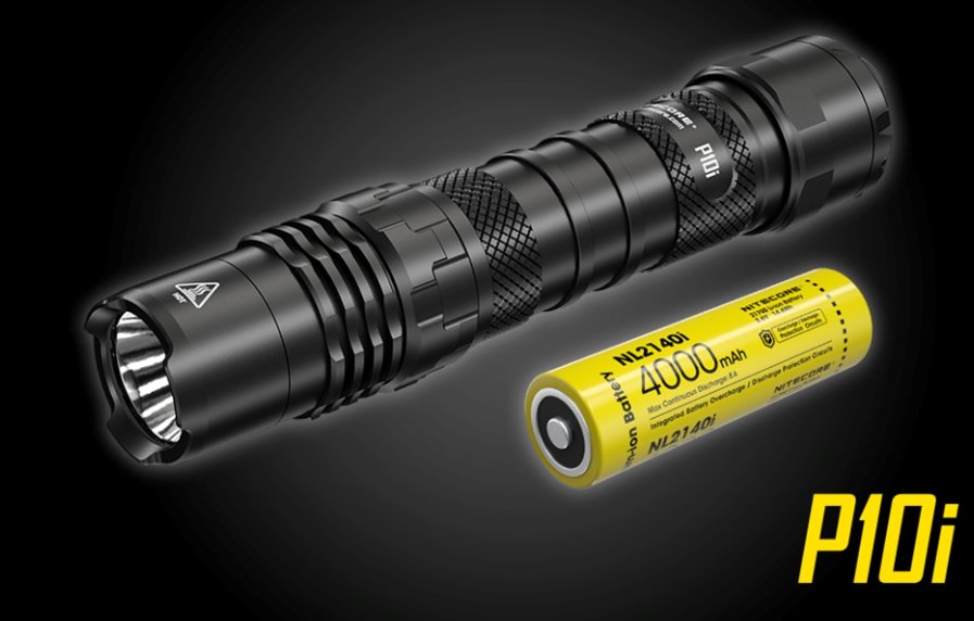Nitecore P10i 1800 Lumens Ultra Compact Tactical Flashlight