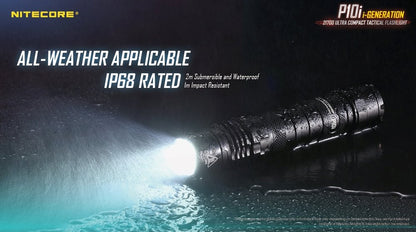 Nitecore P10i 1800 Lumens Ultra Compact Tactical Flashlight