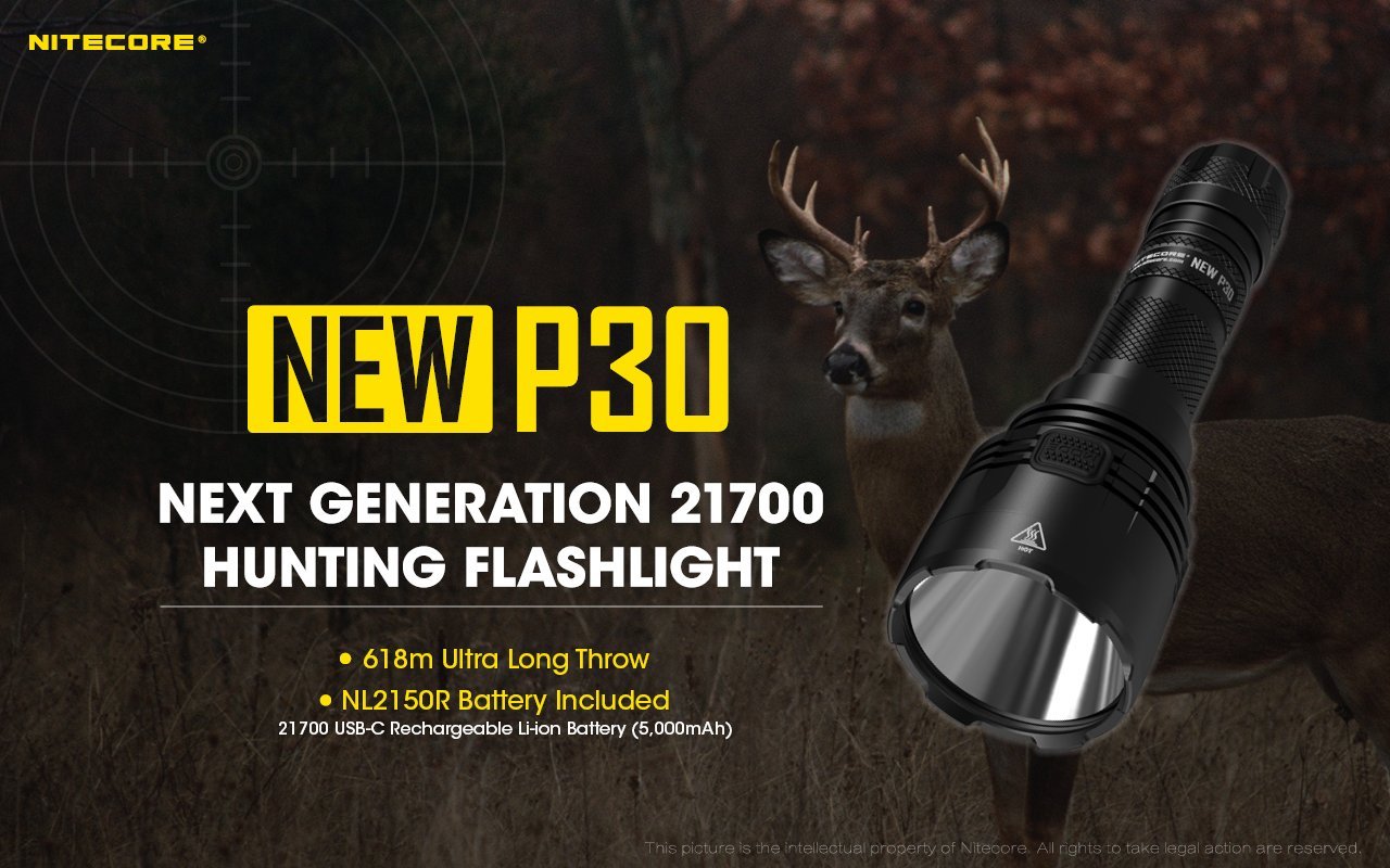 Nitecore New P30 LED Flashlight