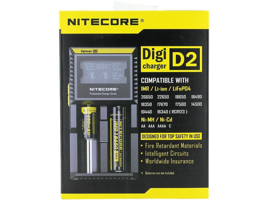 Nitecore D2 Digi Universal Battery Charger Battery Charger Nitecore 